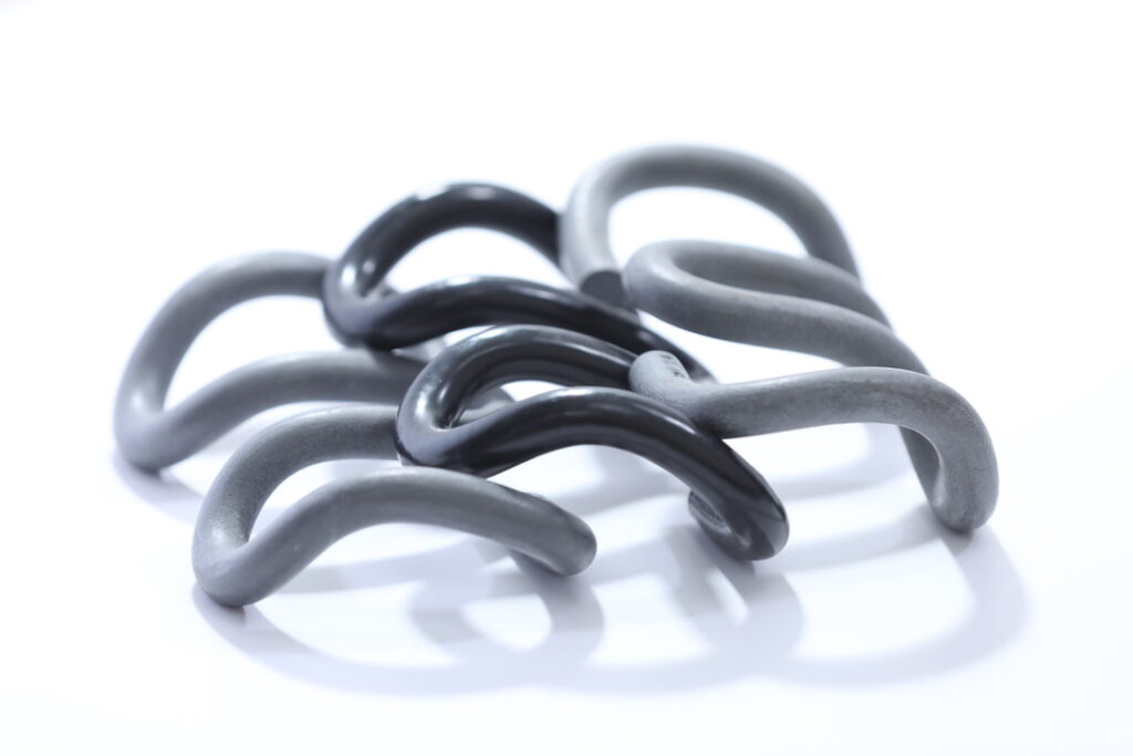 Railway clips coated with Distek thermal diffusion galvanizing zinc coating process